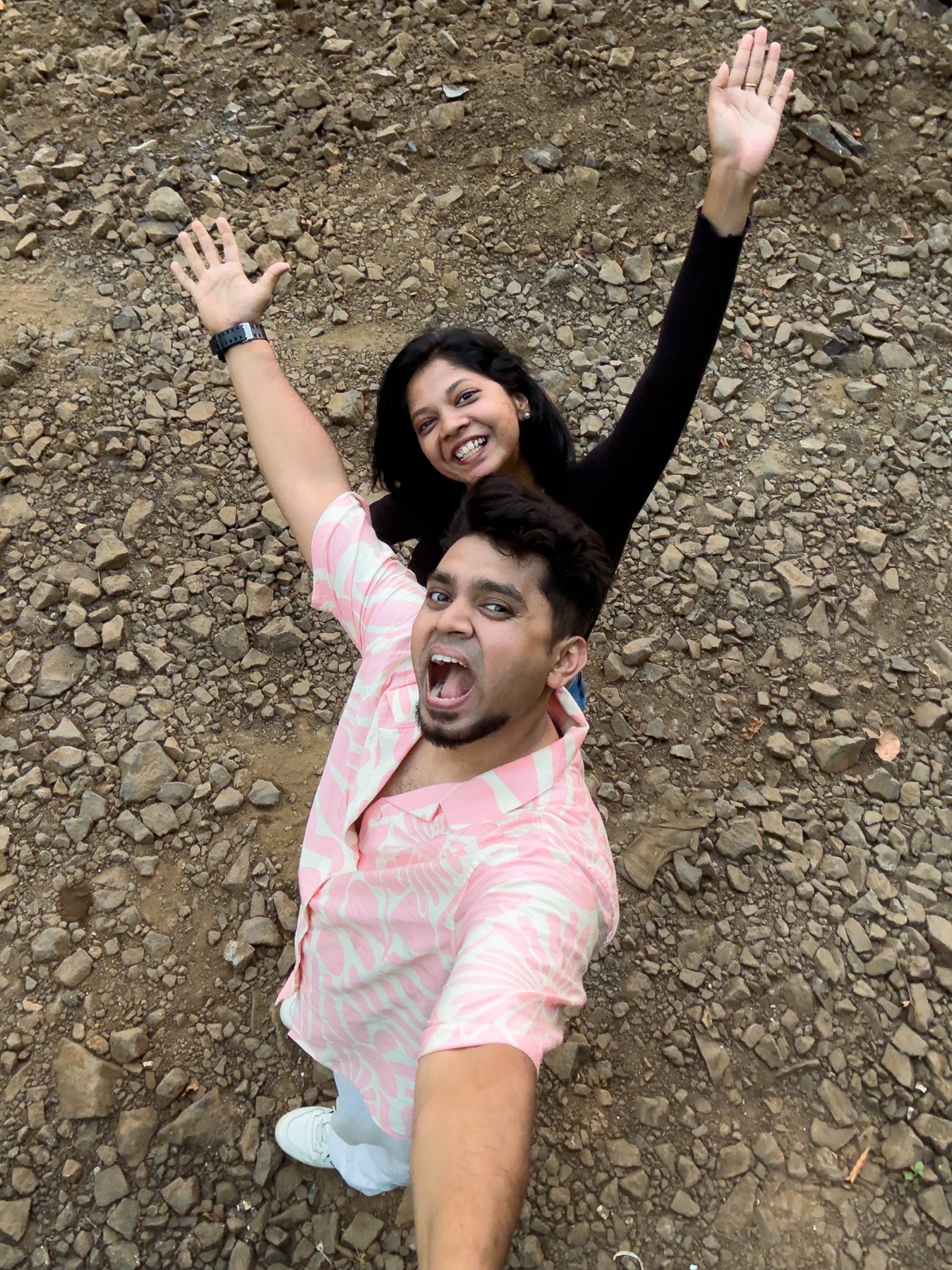 Vaibhav and Anuja together — memory 3