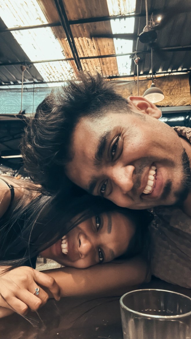 Vaibhav and Anuja together — memory 6